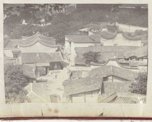 Roofs of houses, China