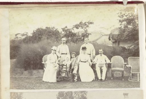 Group Portrait of a European Family in Fuzhou