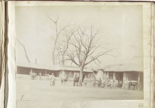 Chinese Men at Horse Stables, China