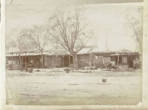 Street View with Stables and Houses, China