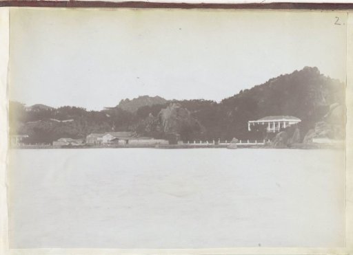 View of the customs chief's house on the coast at Shantou