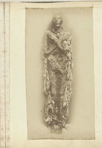 Mummified body of Pharaoh Seti I