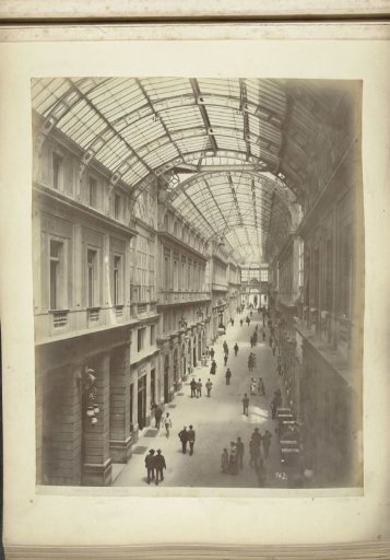 Public in the covered Galleria Mazzini in Genoa