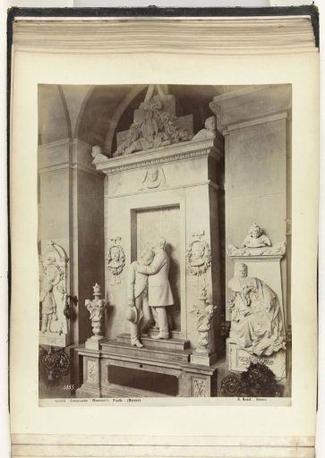 Tomb monument in the Camposanto in Genoa after Giacomo Moreno