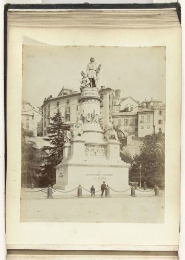 Statue of Christopher Columbus in his birthplace Genoa