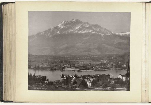 City View of Lucerne Against the Background of Mount Pilatus