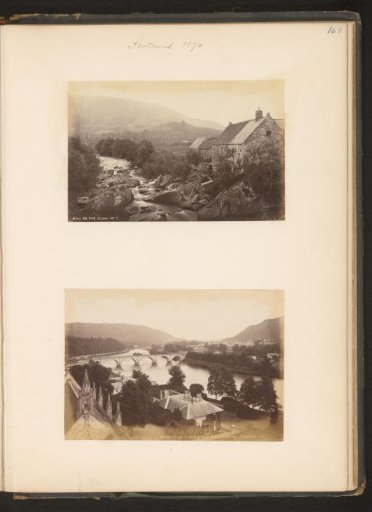 View of the Morrone and Dunkeld Bridge