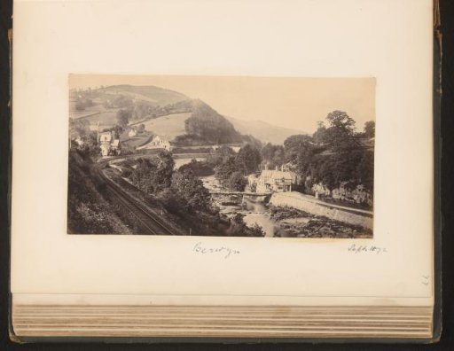 Berwyn Railway Station with Hills in the Background