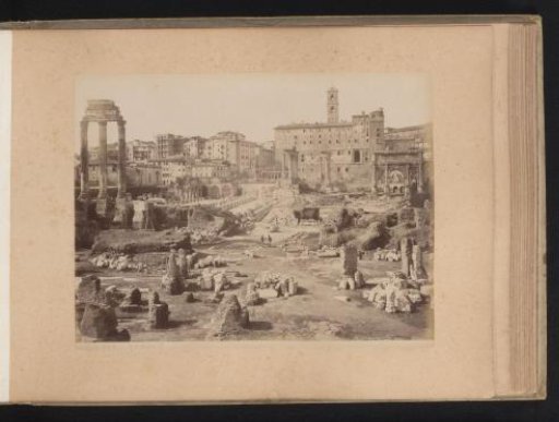 View of the Roman Forum in Rome