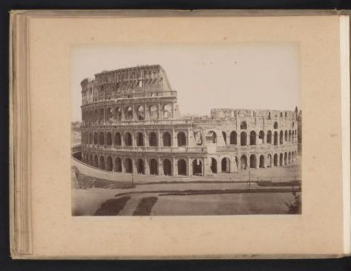 View of the Colosseum in Rome