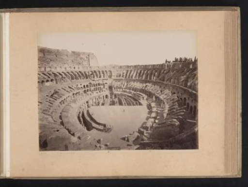 Interior of the Colosseum in Rome