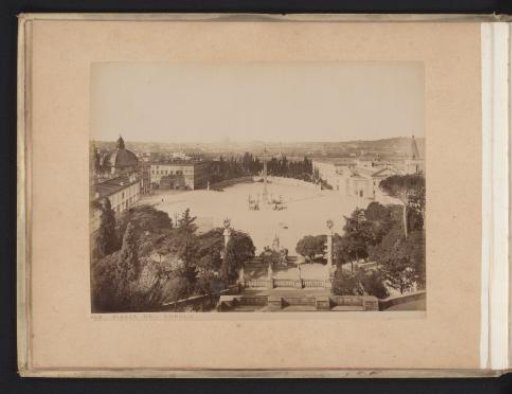 View of Piazza del Popolo in Rome