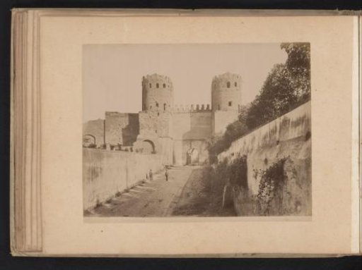 View of the Porta San Sebastiano in Rome