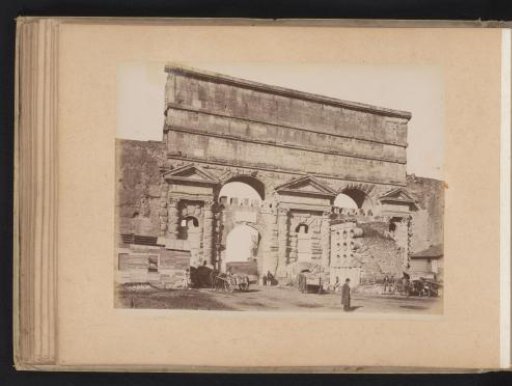 View of the Porta Maggiore in Rome