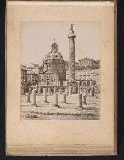View of the Column of Trajan in Rome