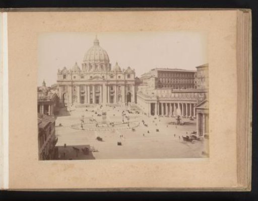 View of St. Peter's Square in Vatican City
