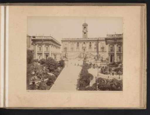 View of the Capitoline Hill in Rome