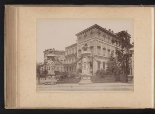 View of the Palazzo Barberini in Rome
