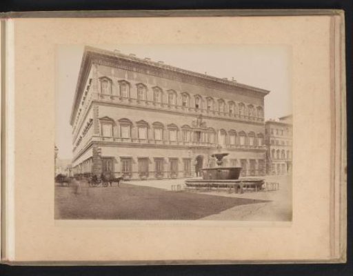 View of the Palazzo Farnese in Rome