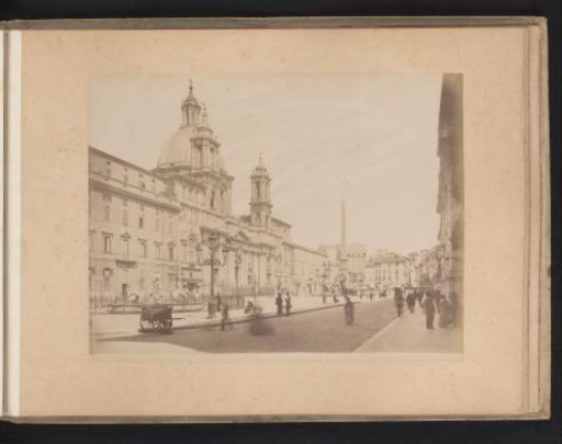 View of the Piazza Navona in Rome