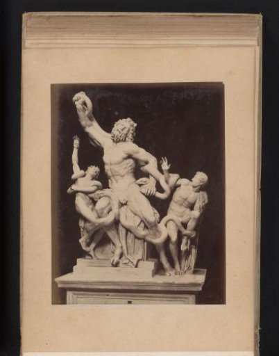 View of the Laocoön Group in the Vatican Museums