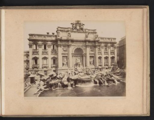 View of the Trevi Fountain in Rome