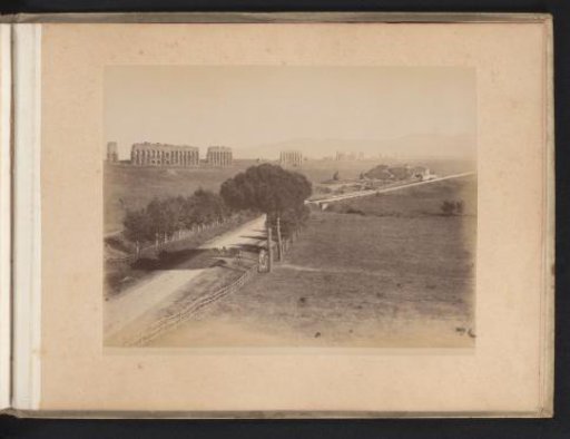 View of the Aqua Claudia near Rome