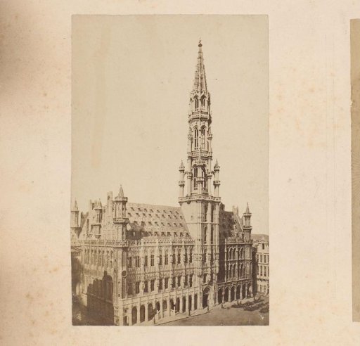 View of the Town Hall of Brussels, Belgium
