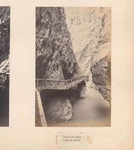 Gorge of Trient in the canton of Valais, Switzerland