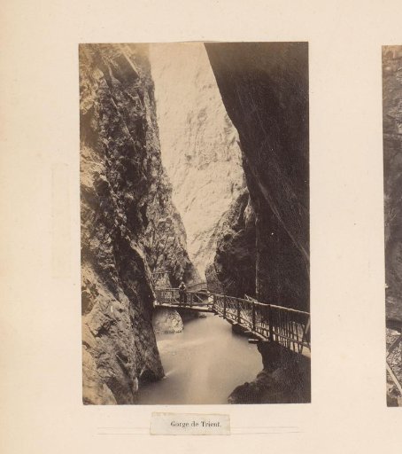 Gorge of Trient in the canton of Valais, Switzerland