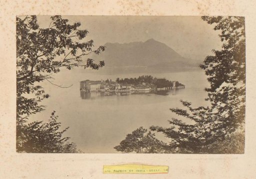 View of Isola Bella in Lake Maggiore, Italy