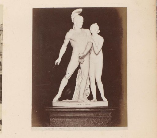 Sculpture of Venus and Adonis after Antonio Canova
