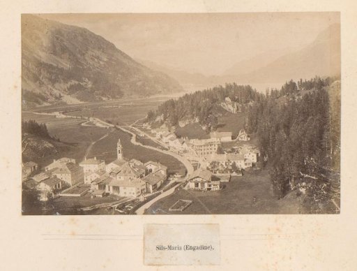 View of Sils im Engadin, Switzerland