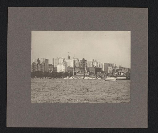 View of Manhattan and The Battery, New York