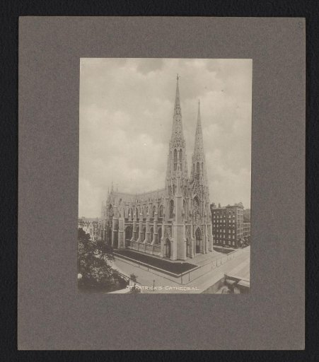 View of Saint Patrick's Cathedral, New York