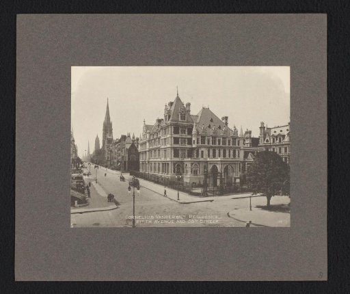 View of the Cornelius Vanderbilt II House, New York