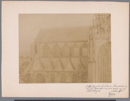 North side of the Great or St. Mary Magdalene Church at Goes