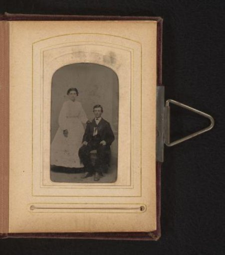 Portrait of a woman and a man