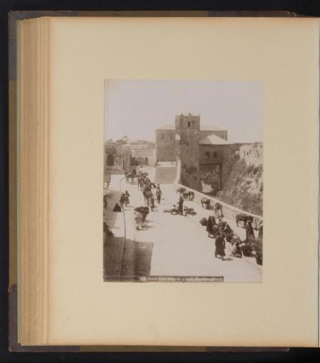 Street in Jerusalem towards the Phasaël Tower