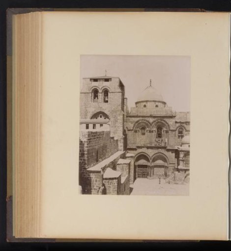 View of the Church of the Holy Sepulchre in Jerusalem
