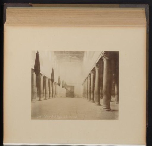 Interior of the Church of the Nativity in Bethlehem