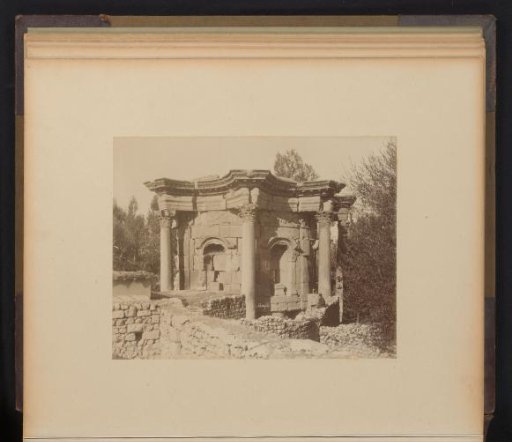 View of the Temple of Venus in Baalbek, Lebanon
