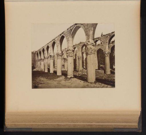 Colonnade in Baalbek, Lebanon