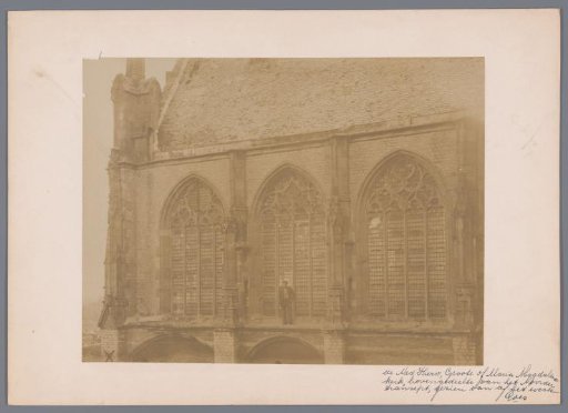 Upper part of the North Transept of the Great or St. Mary Magdalene Church at Goes