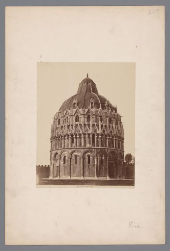 Exterior of the Baptistery at Pisa, Italy