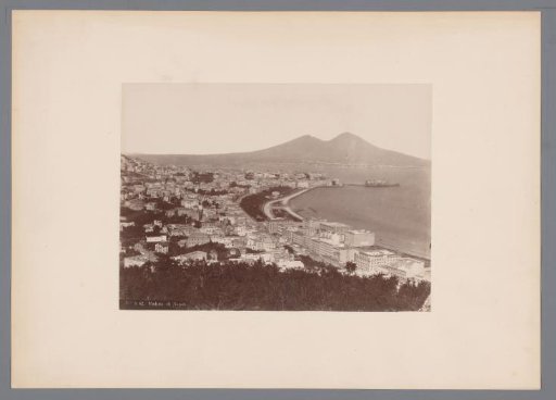 View of the Bay of Naples and Mount Vesuvius, Italy