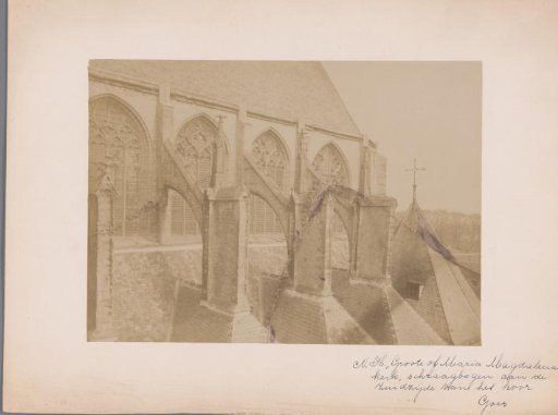 Flying buttresses of the Great or St. Mary Magdalene Church at Goes