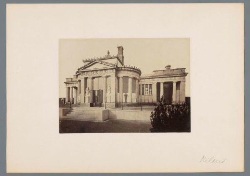 Temple on the Cimitero Monumentale in Milan, Italy