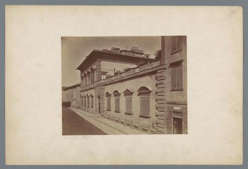 Facade of the Palazzo Pandolfini in Florence, Italy