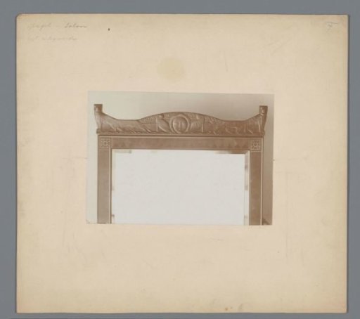 Detail of a mirror designed by Mathieu Lauweriks
